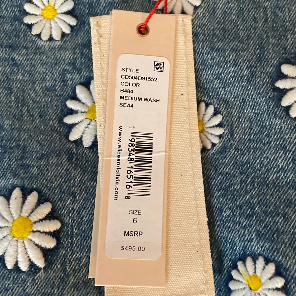 Alice + Olivia Wynell Daisy Bodycon Minidress - Picture 8 of 10